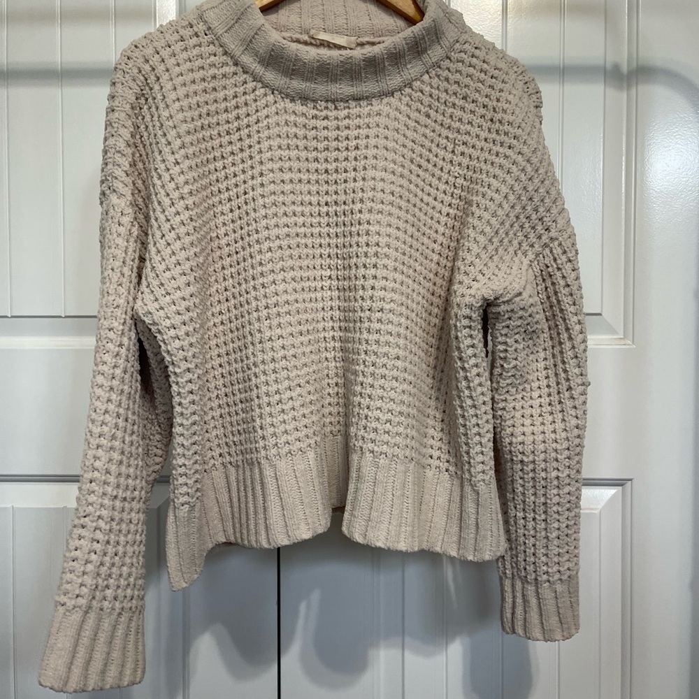Altard state Cozy Cream Knit Sweater